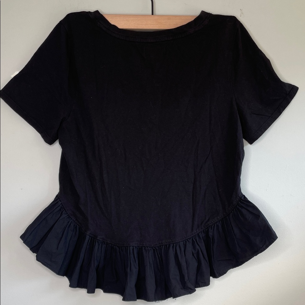 Maeve Anthropologie Ruffle-Hem Blouse Top - Picture 6 of 7